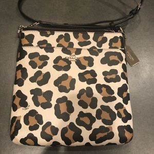 Leopard print Coach bag